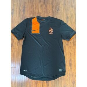 Nike Netherlands 2012/2013 Away Soccer Football Shirt Jersey Mens SZ M Black